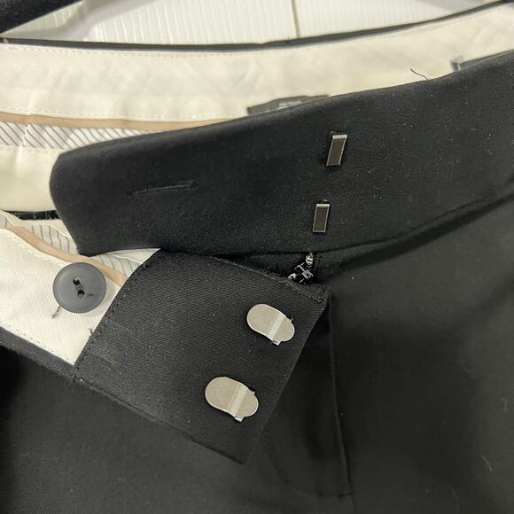 Loft Julie Trousers wide Leg Black pants Sz 6 - Picture 14 of 15